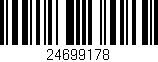 Código de barras (EAN, GTIN, SKU, ISBN): '24699178'