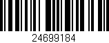 Código de barras (EAN, GTIN, SKU, ISBN): '24699184'