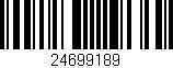 Código de barras (EAN, GTIN, SKU, ISBN): '24699189'