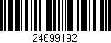 Código de barras (EAN, GTIN, SKU, ISBN): '24699192'