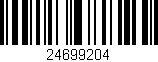 Código de barras (EAN, GTIN, SKU, ISBN): '24699204'