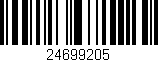 Código de barras (EAN, GTIN, SKU, ISBN): '24699205'