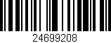 Código de barras (EAN, GTIN, SKU, ISBN): '24699208'