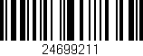 Código de barras (EAN, GTIN, SKU, ISBN): '24699211'