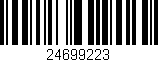 Código de barras (EAN, GTIN, SKU, ISBN): '24699223'