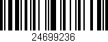 Código de barras (EAN, GTIN, SKU, ISBN): '24699236'