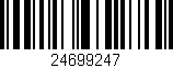 Código de barras (EAN, GTIN, SKU, ISBN): '24699247'