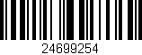 Código de barras (EAN, GTIN, SKU, ISBN): '24699254'