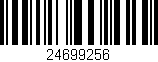 Código de barras (EAN, GTIN, SKU, ISBN): '24699256'