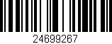 Código de barras (EAN, GTIN, SKU, ISBN): '24699267'