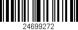 Código de barras (EAN, GTIN, SKU, ISBN): '24699272'