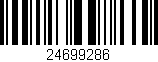 Código de barras (EAN, GTIN, SKU, ISBN): '24699286'