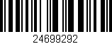 Código de barras (EAN, GTIN, SKU, ISBN): '24699292'