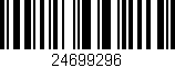 Código de barras (EAN, GTIN, SKU, ISBN): '24699296'