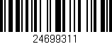 Código de barras (EAN, GTIN, SKU, ISBN): '24699311'