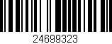 Código de barras (EAN, GTIN, SKU, ISBN): '24699323'