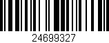 Código de barras (EAN, GTIN, SKU, ISBN): '24699327'