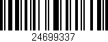 Código de barras (EAN, GTIN, SKU, ISBN): '24699337'