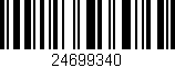 Código de barras (EAN, GTIN, SKU, ISBN): '24699340'