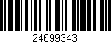 Código de barras (EAN, GTIN, SKU, ISBN): '24699343'