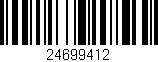 Código de barras (EAN, GTIN, SKU, ISBN): '24699412'