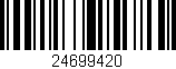 Código de barras (EAN, GTIN, SKU, ISBN): '24699420'