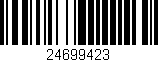 Código de barras (EAN, GTIN, SKU, ISBN): '24699423'