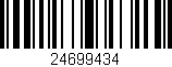 Código de barras (EAN, GTIN, SKU, ISBN): '24699434'