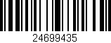 Código de barras (EAN, GTIN, SKU, ISBN): '24699435'