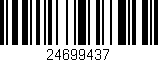 Código de barras (EAN, GTIN, SKU, ISBN): '24699437'