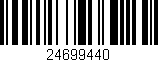 Código de barras (EAN, GTIN, SKU, ISBN): '24699440'