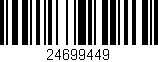 Código de barras (EAN, GTIN, SKU, ISBN): '24699449'