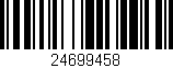 Código de barras (EAN, GTIN, SKU, ISBN): '24699458'