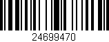 Código de barras (EAN, GTIN, SKU, ISBN): '24699470'
