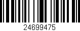 Código de barras (EAN, GTIN, SKU, ISBN): '24699475'