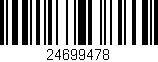 Código de barras (EAN, GTIN, SKU, ISBN): '24699478'