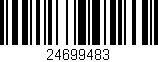 Código de barras (EAN, GTIN, SKU, ISBN): '24699483'