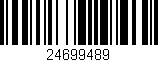Código de barras (EAN, GTIN, SKU, ISBN): '24699489'