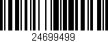 Código de barras (EAN, GTIN, SKU, ISBN): '24699499'