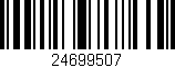 Código de barras (EAN, GTIN, SKU, ISBN): '24699507'