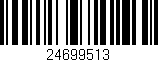 Código de barras (EAN, GTIN, SKU, ISBN): '24699513'