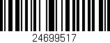 Código de barras (EAN, GTIN, SKU, ISBN): '24699517'