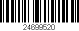 Código de barras (EAN, GTIN, SKU, ISBN): '24699520'