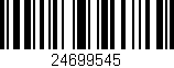 Código de barras (EAN, GTIN, SKU, ISBN): '24699545'
