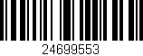 Código de barras (EAN, GTIN, SKU, ISBN): '24699553'