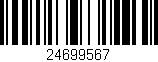 Código de barras (EAN, GTIN, SKU, ISBN): '24699567'