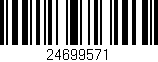 Código de barras (EAN, GTIN, SKU, ISBN): '24699571'