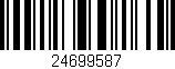 Código de barras (EAN, GTIN, SKU, ISBN): '24699587'