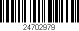 Código de barras (EAN, GTIN, SKU, ISBN): '24702979'