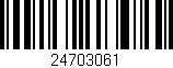 Código de barras (EAN, GTIN, SKU, ISBN): '24703061'